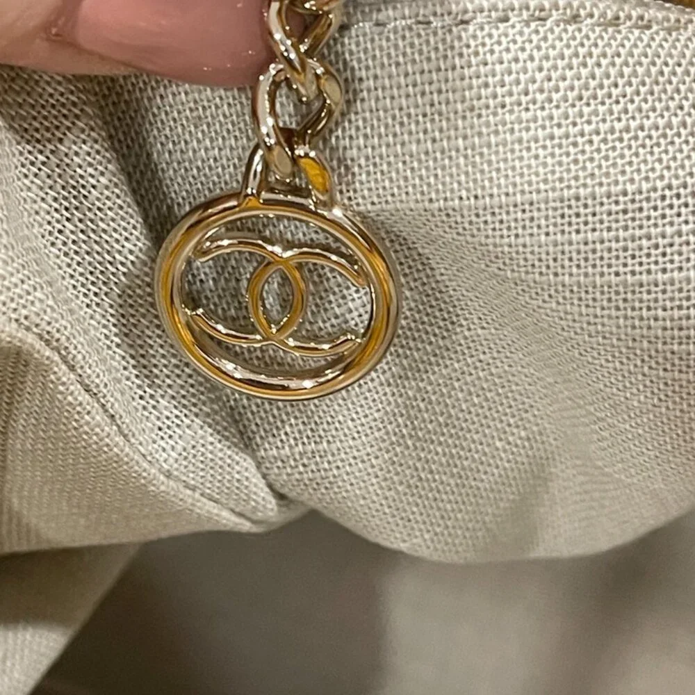 Chanel Mixed Fibers Small Deauville Tote Yellow (JB1117)